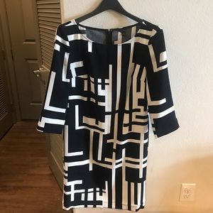Ann Taylor patterned dress